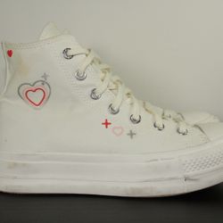CONVERSE Chuck Taylor ALL STAR LIFT PLATFORM Y2K HEART Women Size 8 A09114C