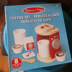 Melissa & Doug Coffee Maker Set New