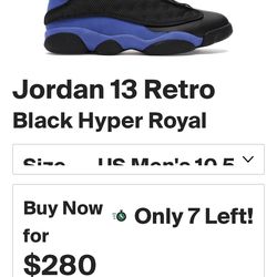 JORDAN 13 HYPER ROYALS