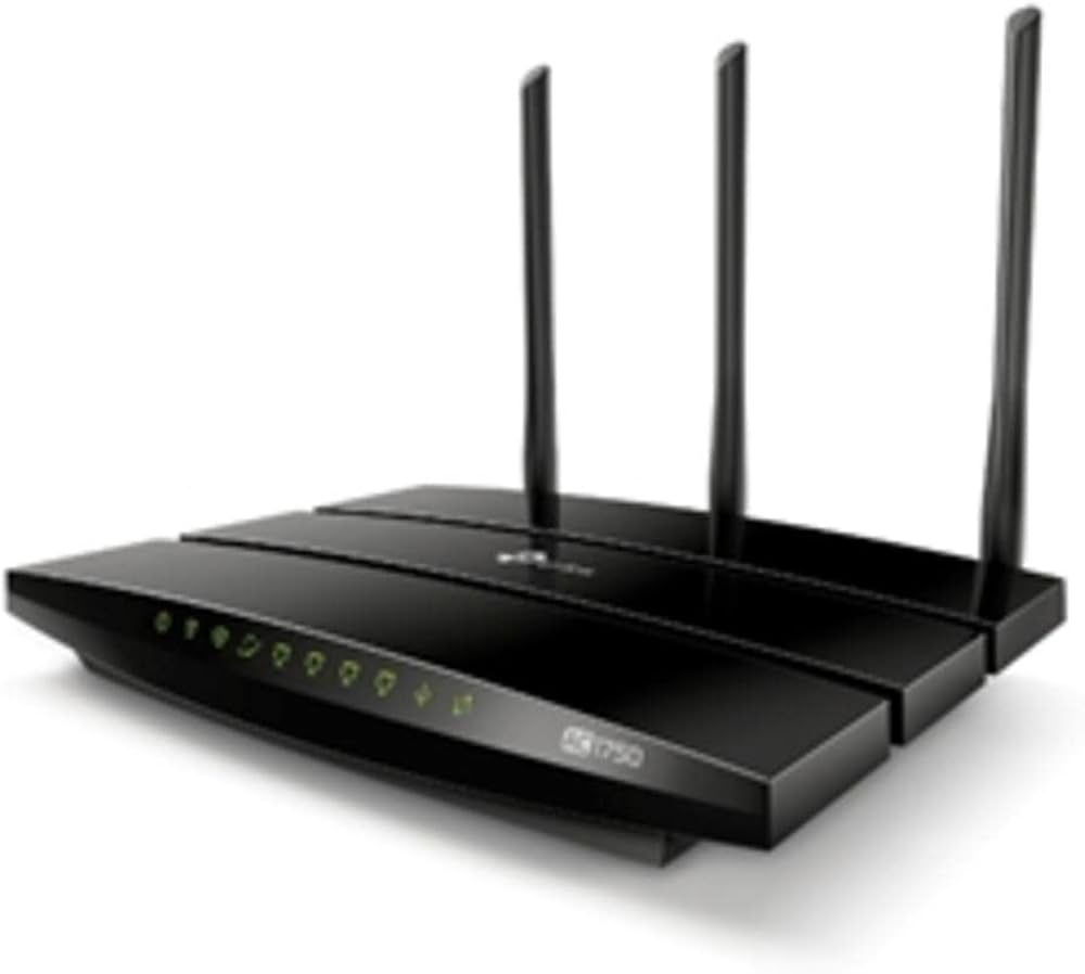 TP-Link Archer AC1750 WiFi Router - Dualband Gigabit, Qualcomm inside, Works with Alexa(A7), Black