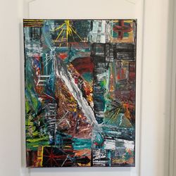 Abstract painting by Frederick Agnew.