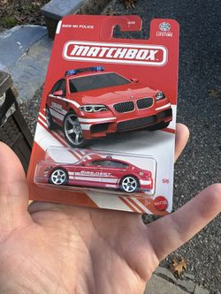 BMW M5 POLICE FIRE Dept Collectible DieCast Target Exclusive W/ Sterling Pro.