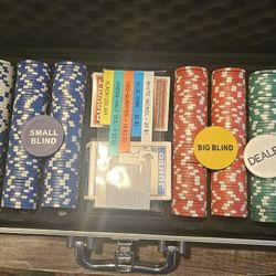 Poker Chips, Cards Set