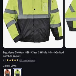 Ergodyne Hi-Vis Bomber Jacket