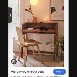 Urban Outfitters Wooden Folding Desk