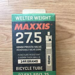 Bike Inner Tube - Maxis Wheel diameter - 27.5 / 650B Tire width 1.50 - 1.75 Presta Valve - Brand new  - If the listing is up and you can see it, that 