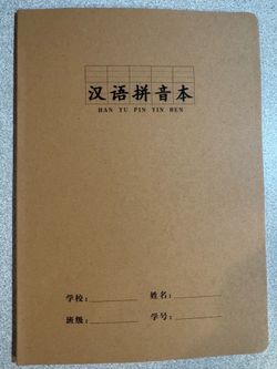 Chinese Character and pinyin workbook 中文拼音写字本