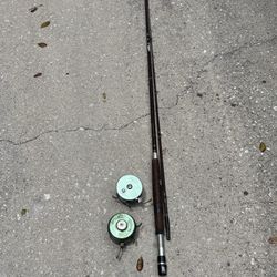 Heddons Life Time Pal, 9’ With Stainless Wire Wrap, Saltwater Fly Rod. 