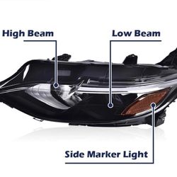 Headlight Chevy/ Chevrolet Malibu 2019, 2020, 2021, 2022, 2023
