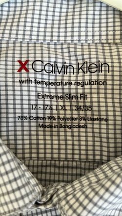 Calvin Klein Extreme Slim Fit Dress Shirt XL