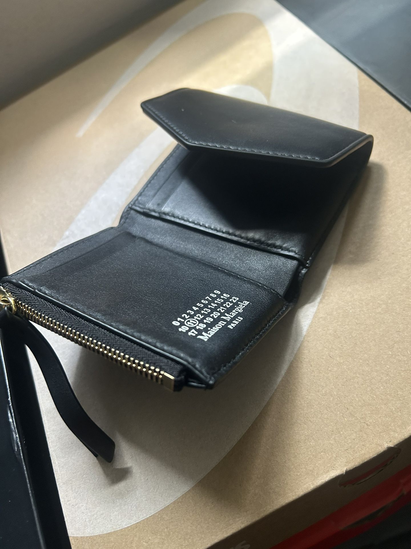 Maison Margiela Women's Grained Leather Four Stitches Wallet