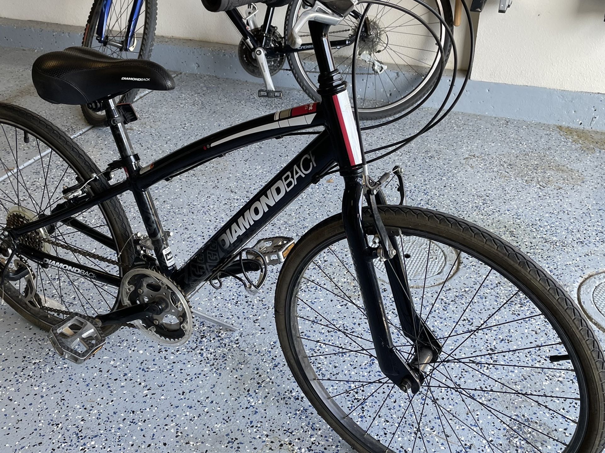 Kids Boys Black Diamondback Insight 24 Mountain Hybrid Bike