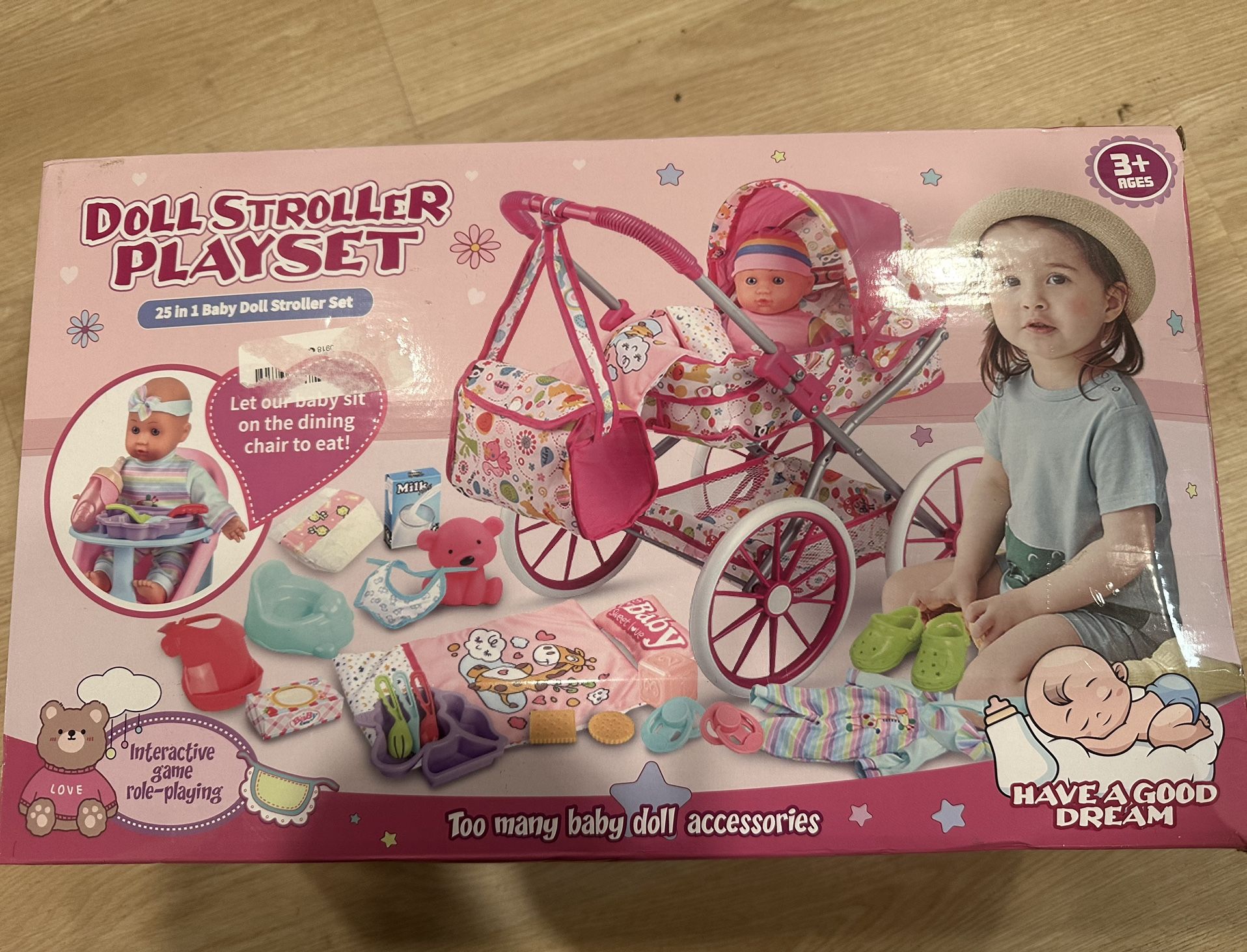 Doll Stroller Playset