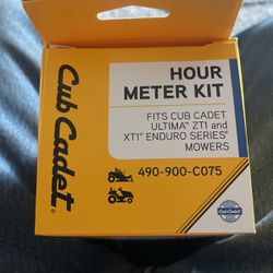 Hr Meter For Cub Cadet Ultima Zt1 And Xt1  New Ordered It But Sold My Mower