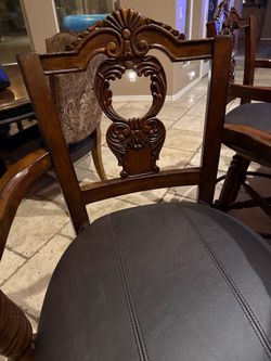 6 Luxury Wooden Counter Height Bar Stools
