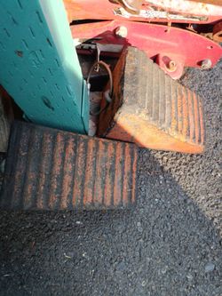 Heavy Equipment Rubber Floor Mat Steps
