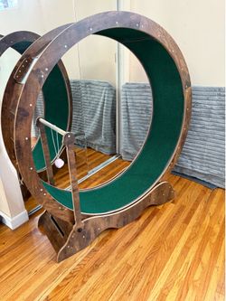 New Large Wooden Cat Wheel Pet Exercise Wheel