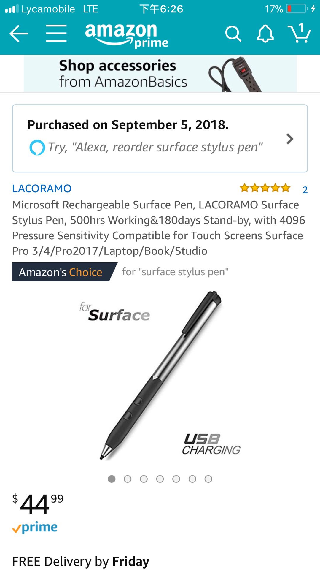 Microsoft Rechargeable Surface Pen