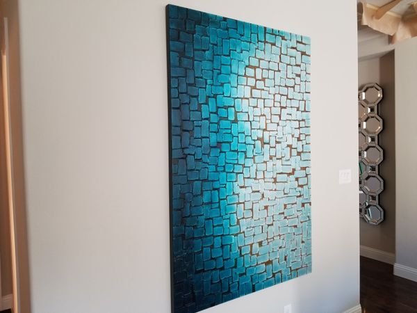 Z Gallerie Nuances Of Blue Art For In Keller Tx Offerup Z Gallerie Nuances Of Blue Art