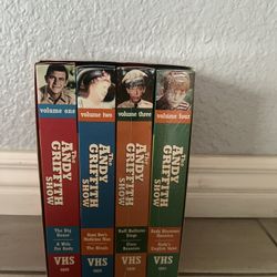 The Andy Griffith Show 4 VHS Tape Box Set-8 Classic Episodes-New