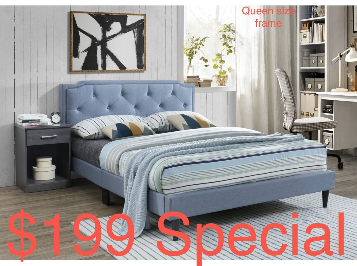 $199 special ——> queen size bed frame sale