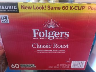 Unopened box Keurig  Folgers k pods