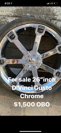 26in Rims $1200