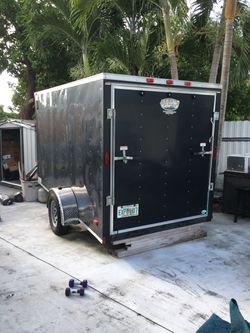 2016 7 x 16 trailer in perfect condition with electrical