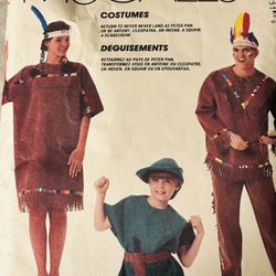 Adult Costume McCall’s 4525 Sizes Adult Pre Owned
