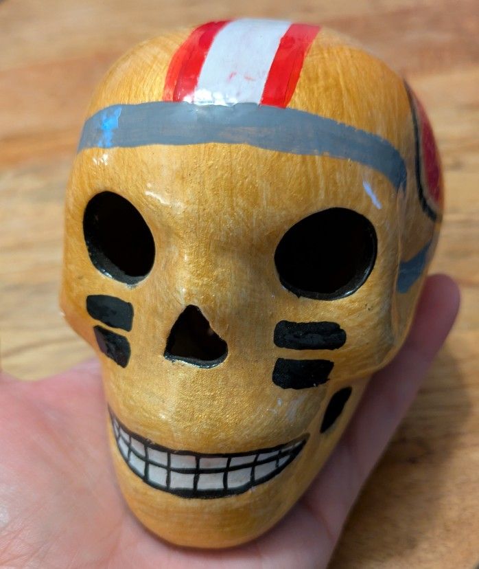 49er's Day Of The Dead Skull