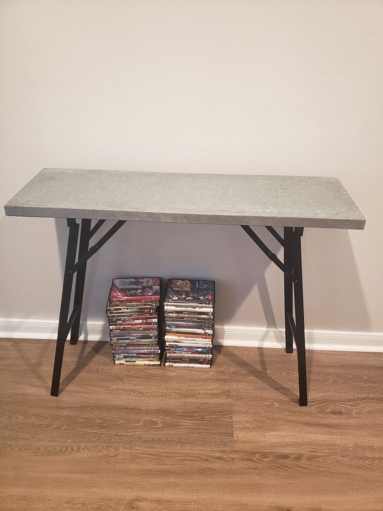 Thin Steel Console Table