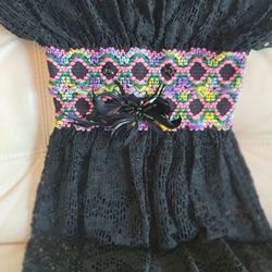BLACK DRESS FROM THE CLASS ROBERTO CAVALLI LINE-NEW- MADE IN ITALY