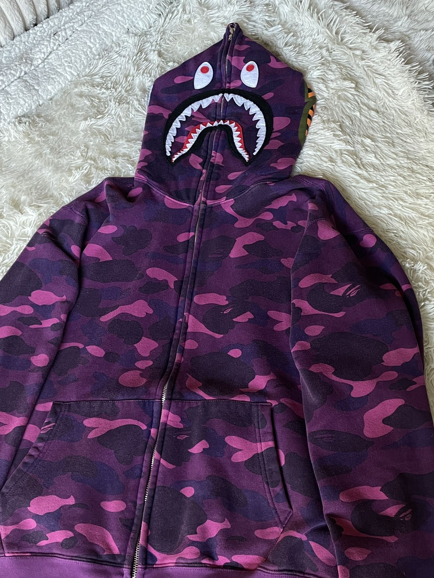 Og Purple Bape Zip Up 