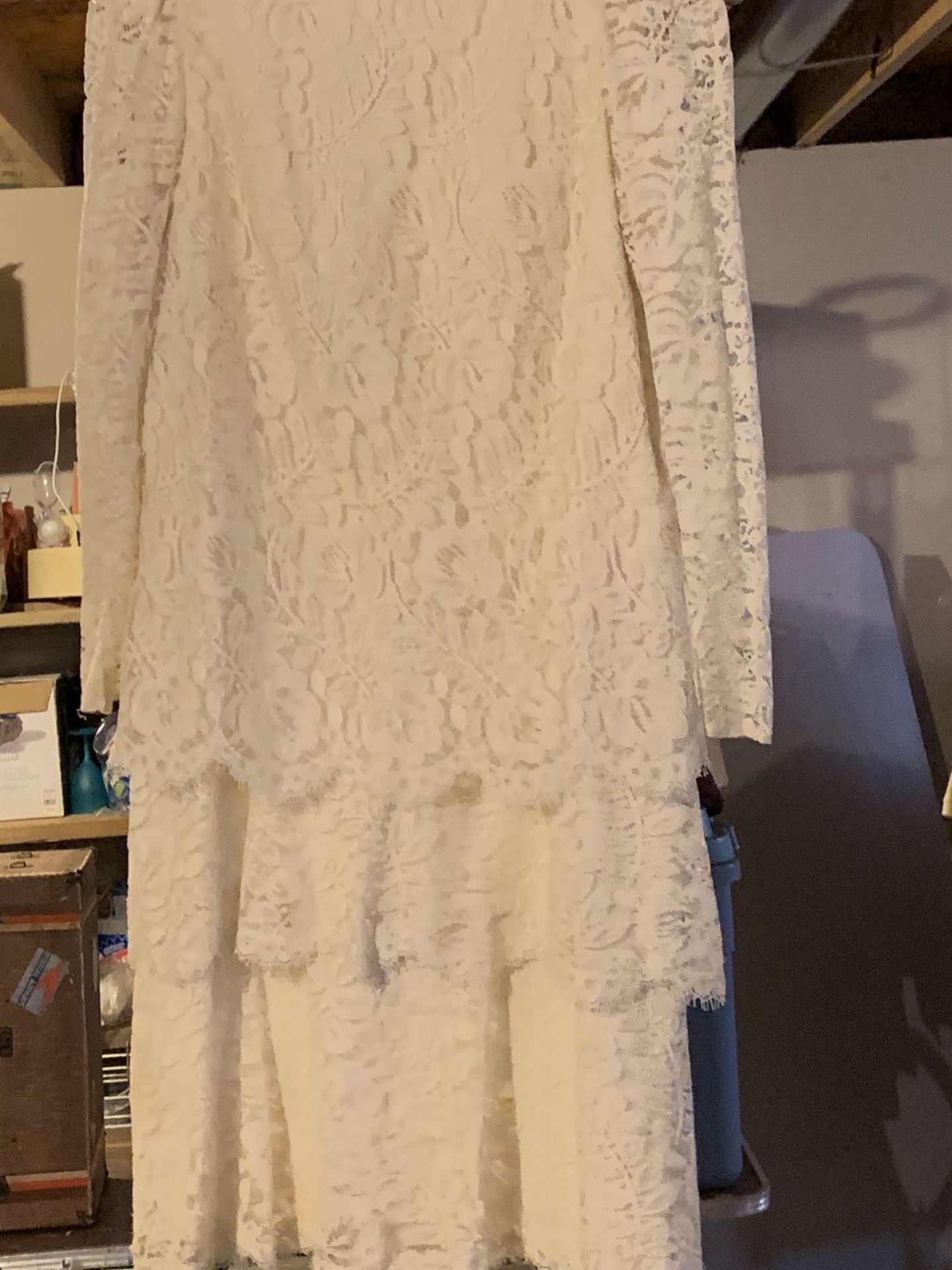 Wedding dress size 12. Ivory