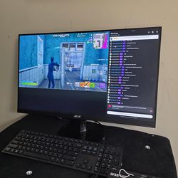 Sale or trade for subs 10' acer SB270 G0bi 27" IPS Full HD 1920 x 1080 Ultra-Thin Zero-Frame Gaming