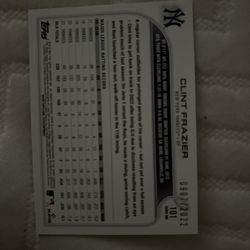 Clint Frazier Topps 