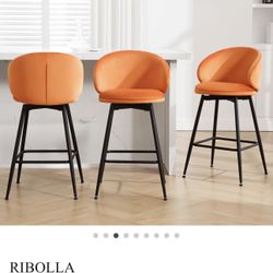 Bar stool, swivel (set of 3)
