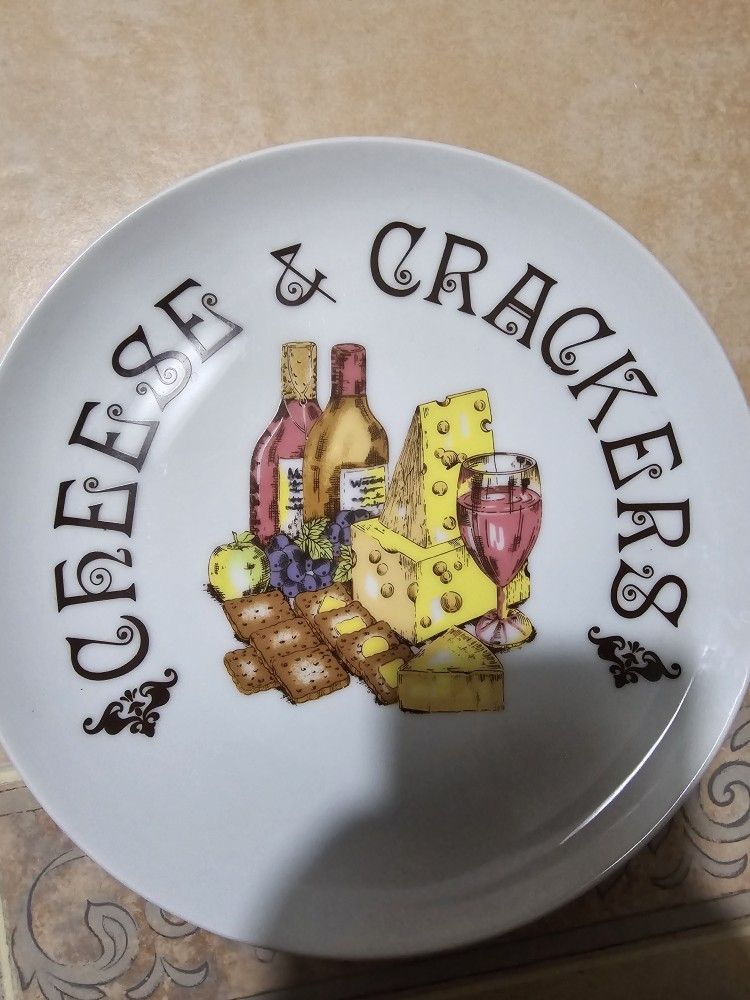 Sherford Porcelain Cheese And Crackers Plate