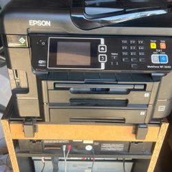 Epson Workfoce Color Printer WF-3640 Like New!