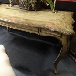 French Provincial-Style Hand Painted Writing Desk