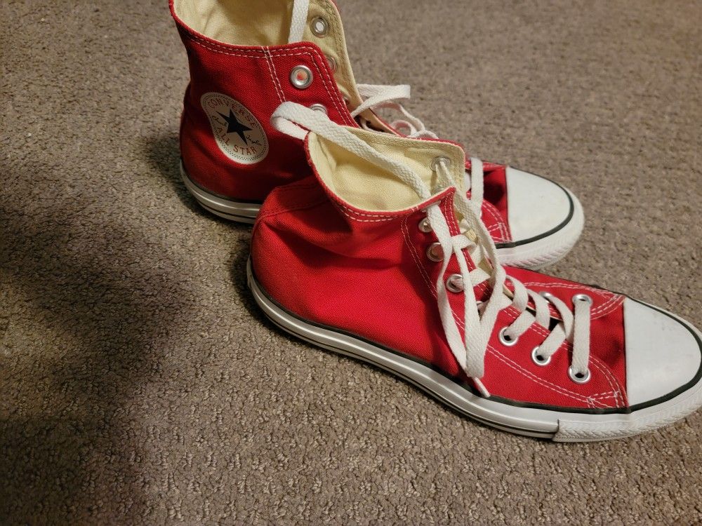 Red Converse Sneakers