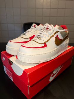 Nike AF1 Red/Brown