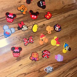 Mickey And Minnie Croc Charms