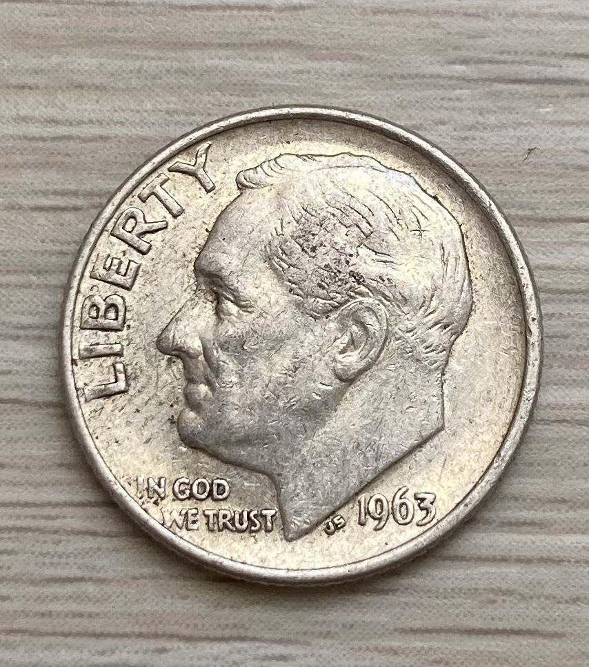 1963-D Roosevelt Silver Dime