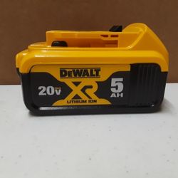 DeWalt 20 Volt 5 Amp Hour Battery. New
