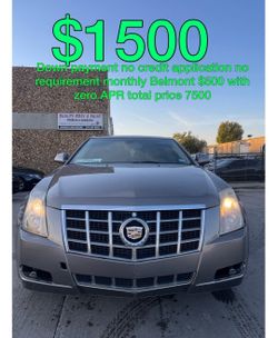 2012 Cadillac CTs no credit application