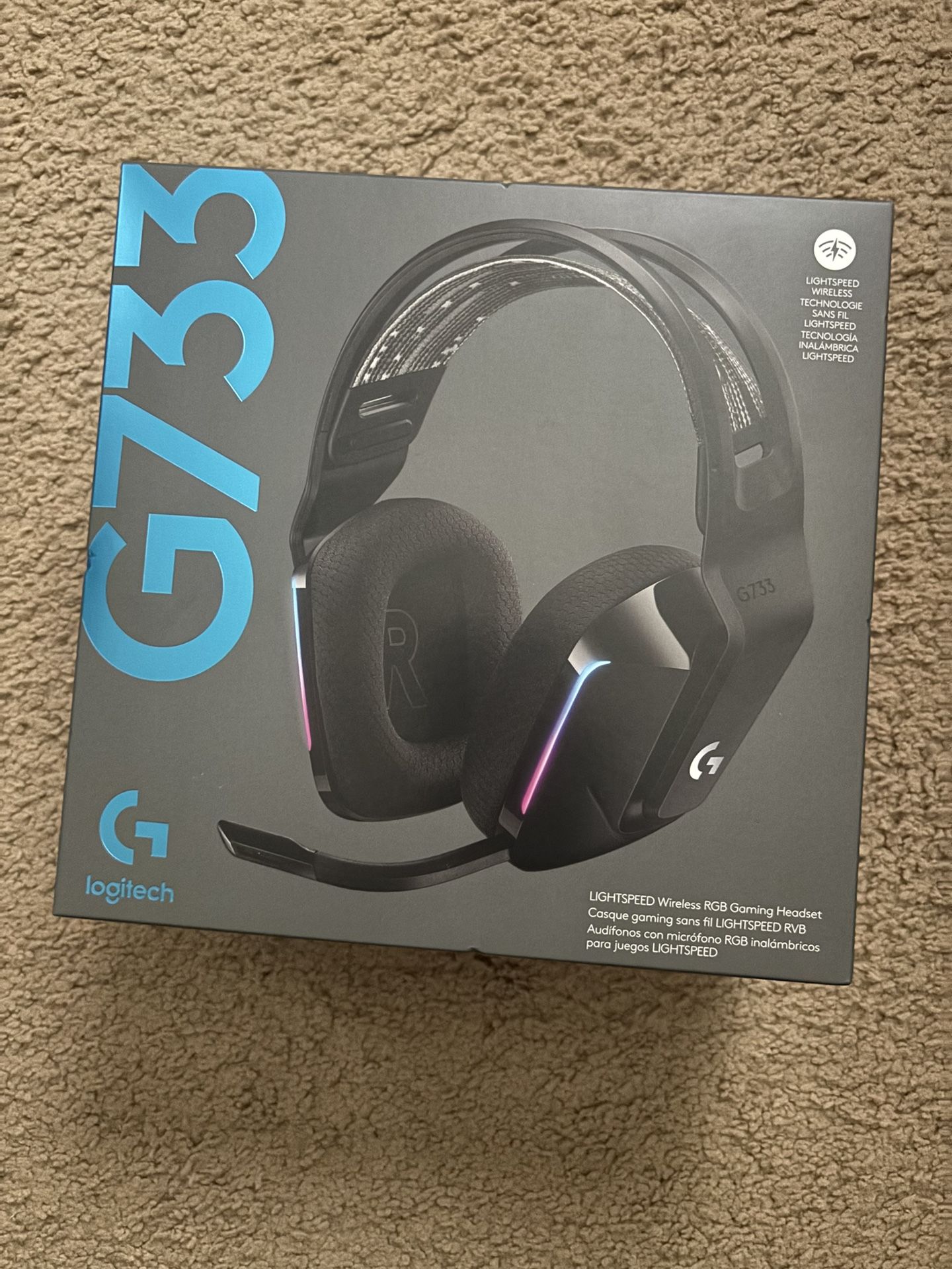 Logitech G Series G733 Wireless Over-the-Ear Gaming Headset