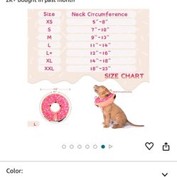 Supet Inflatable Dog Cone Collar Alternative after Surgery, Dog Neck Donut Collar Recovery E Collar, Soft Dog Cone for Small Medium Large Dogs