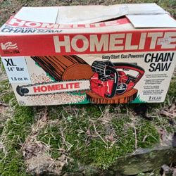 Vintage Homelite Chain Saw