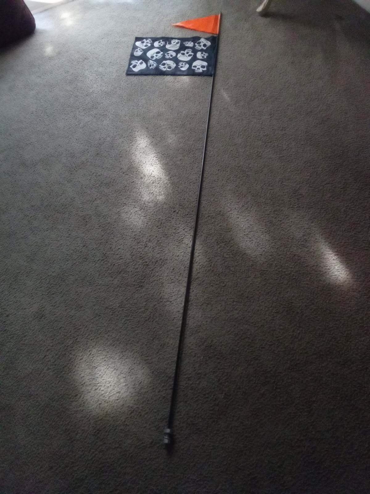 7ft Desert Flag And Pole- Double Flag